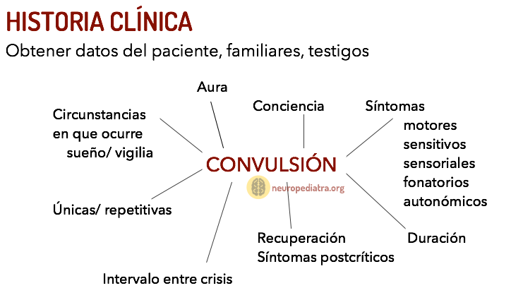 historia clínica convulsión