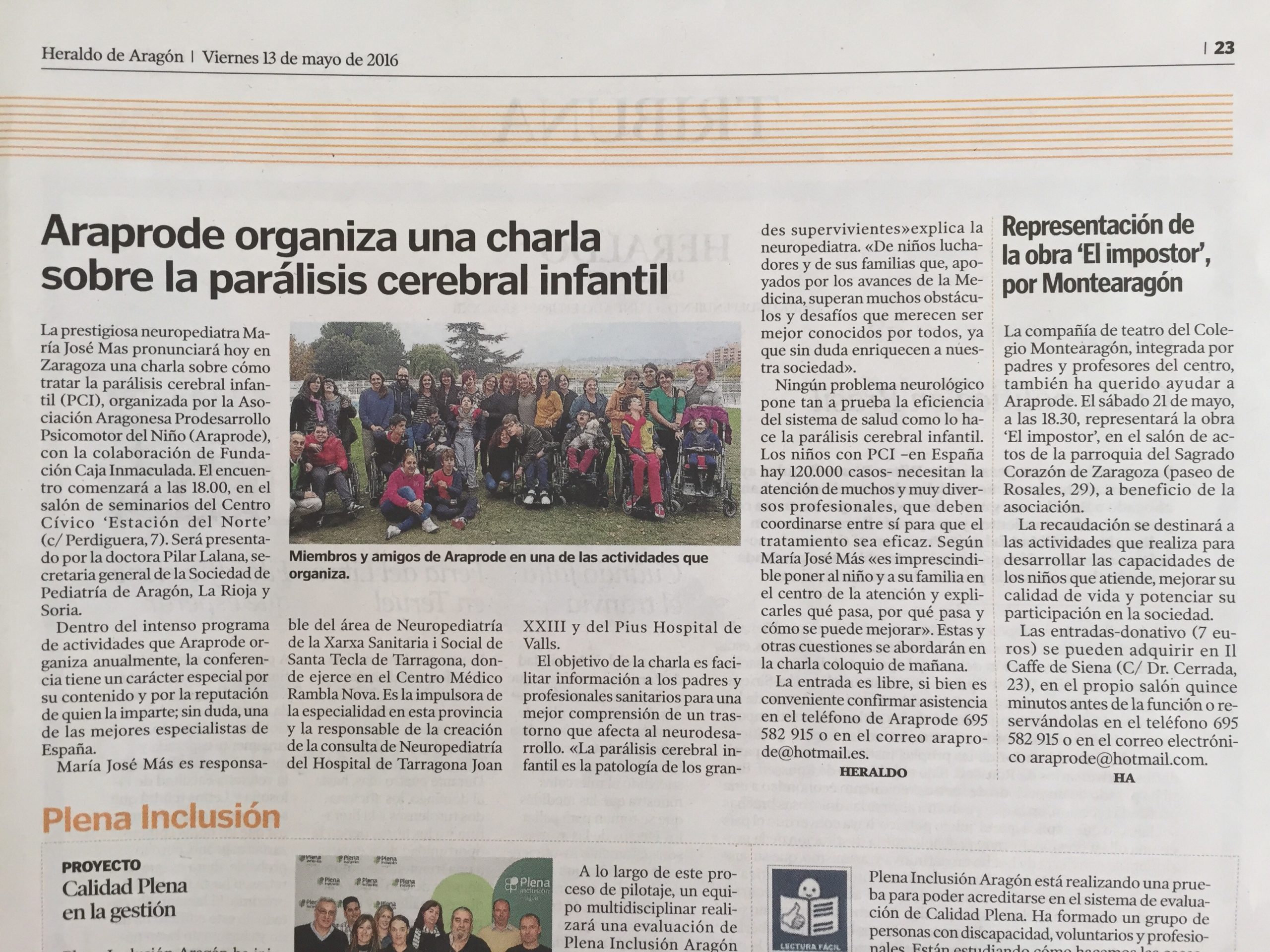 Sin Barreras El Heraldo de Aragón